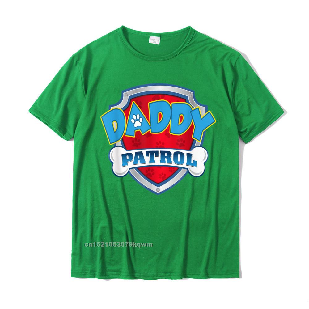 Funny comfortable Tops Shirt Short Sleeve for Men All Cotton Summer Fall O Neck T Shirt Design Tops T Shirt Graphic Daddy Patrol Shirt-Dog Mom Dad Funny Gift Birthday Party T-Shirt__3825 green